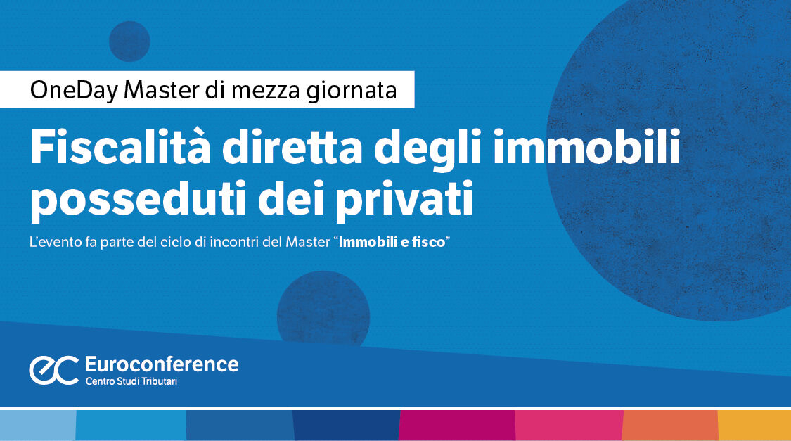 Immagine Fiscalità diretta degli immobili posseduti dei privati | Euroconference